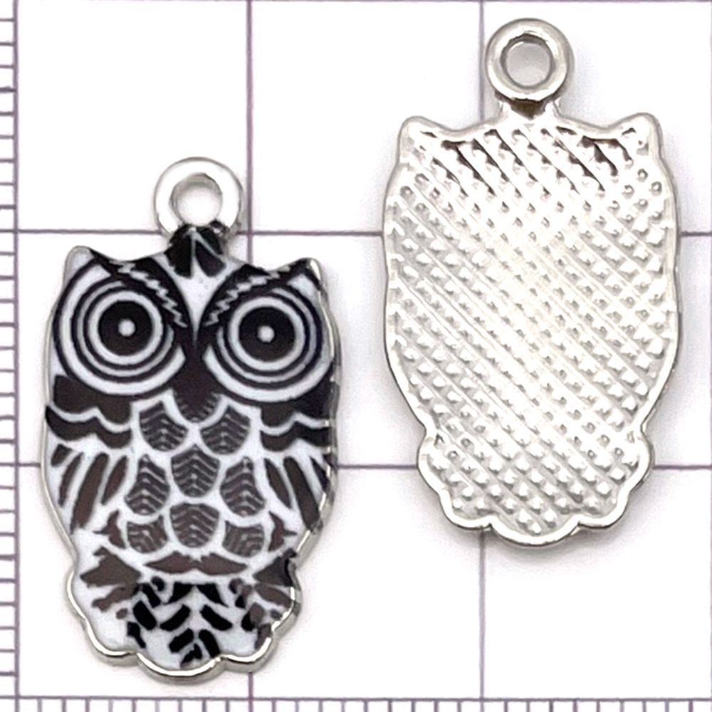 NO.17 Mix 20 metal owl pendants
