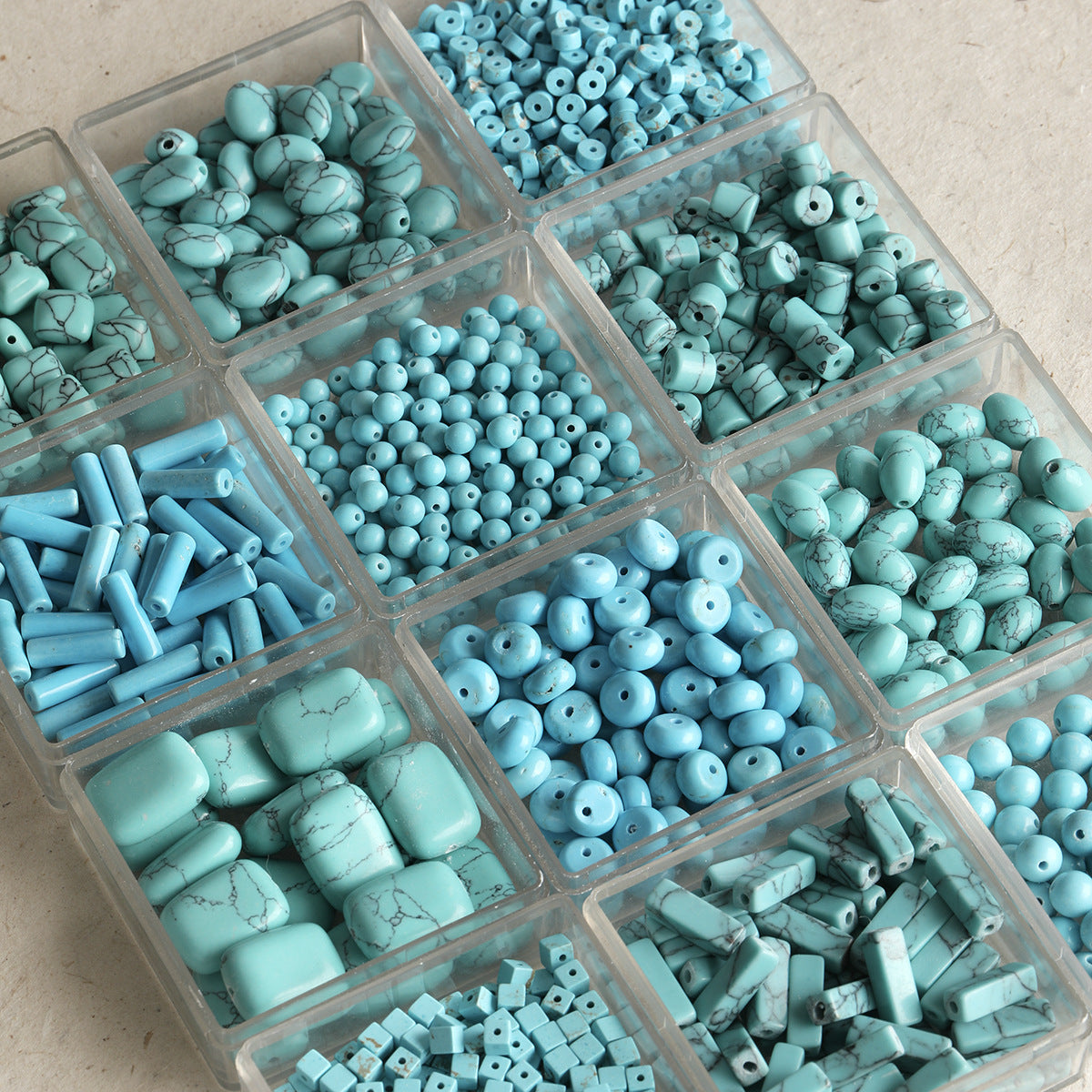 Natural turquoise/round beads/spacers/abacus loose beads/DIY accessories