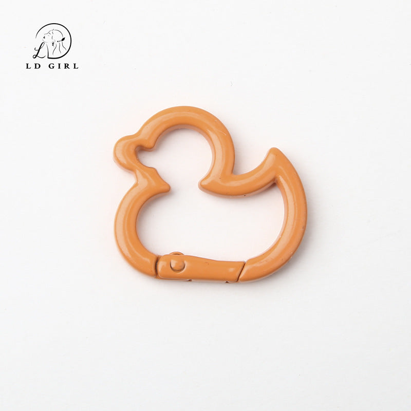 A duckling key ring DIY keychain accessories