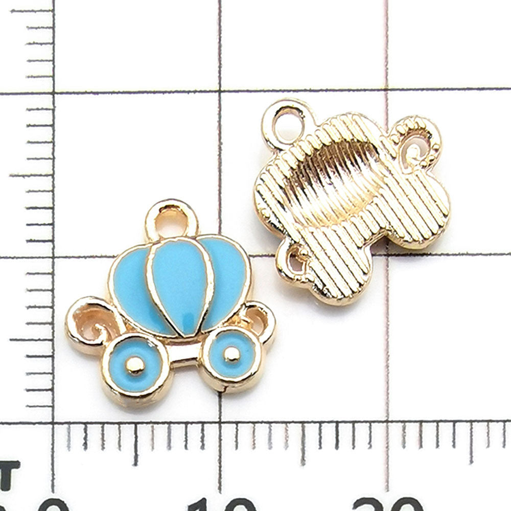 NO. 22-1 Mixed 20lake blue charm metal, alloy