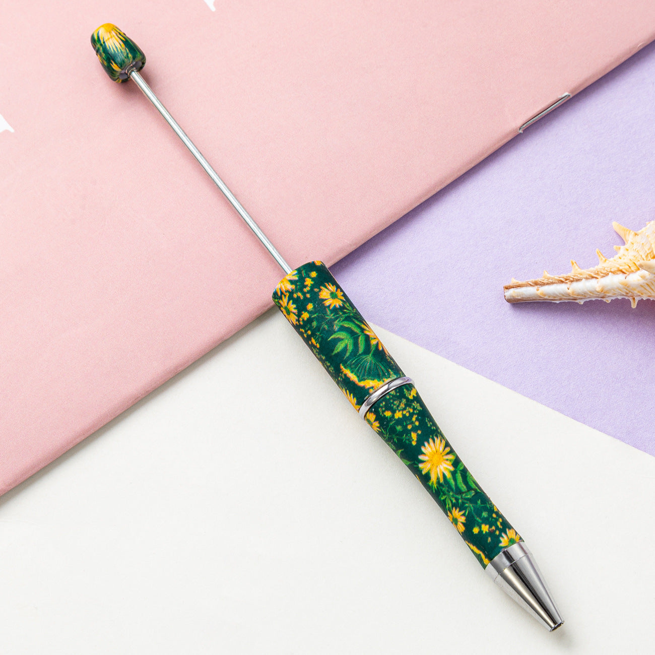 139-Color!! Printed , new bead pen, handmade DIY pen