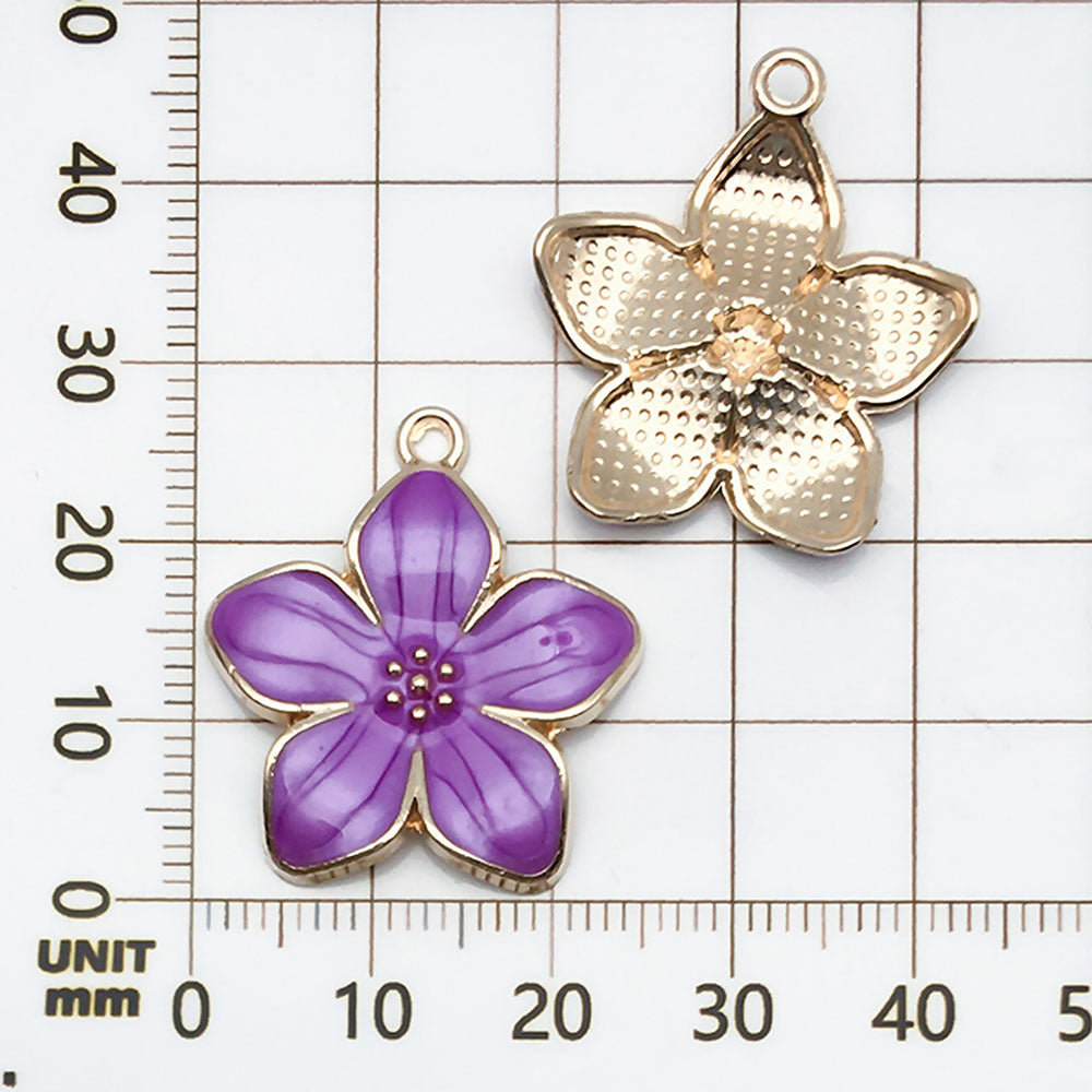 NO.3 New Flower Pendant Earrings Necklace Pendant