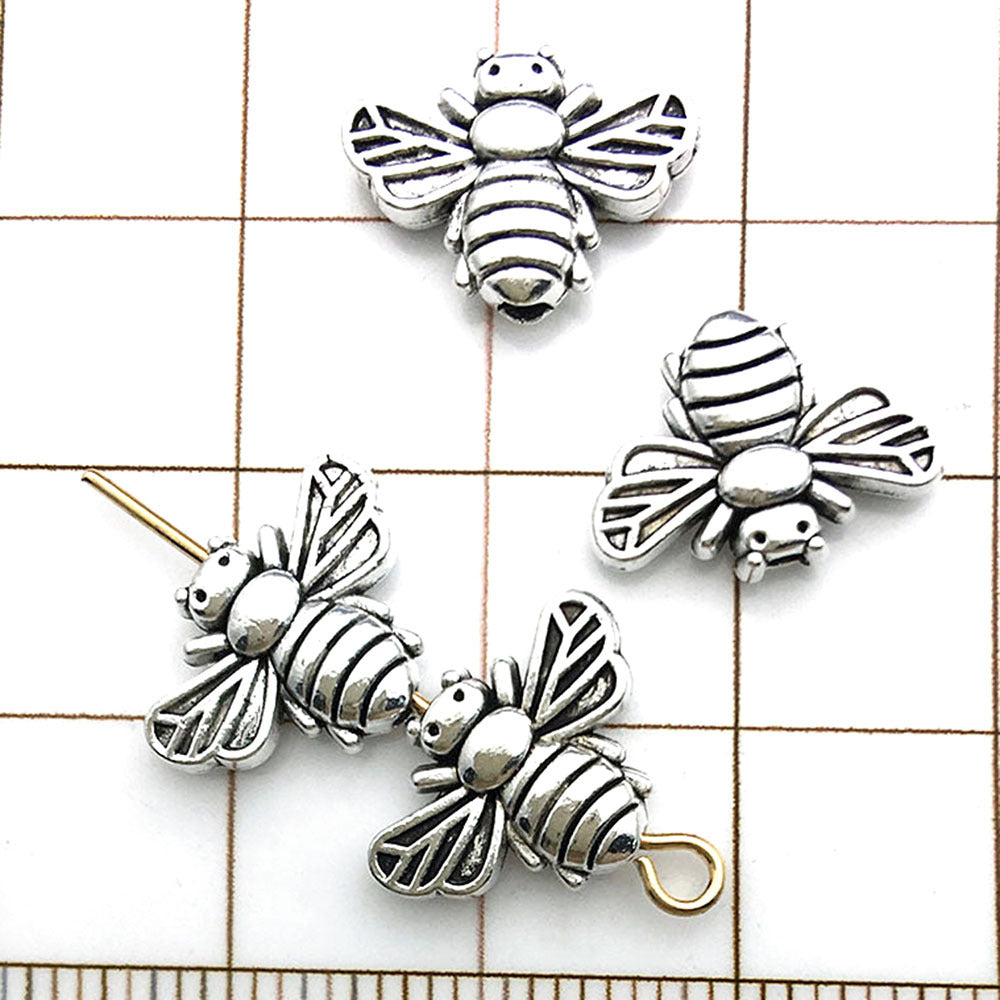 NO.23-3 Alloy bee series gold plated enamel charm