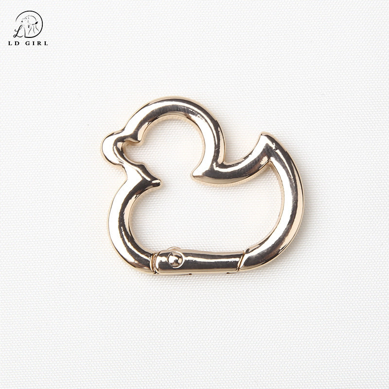 A duckling key ring DIY keychain accessories