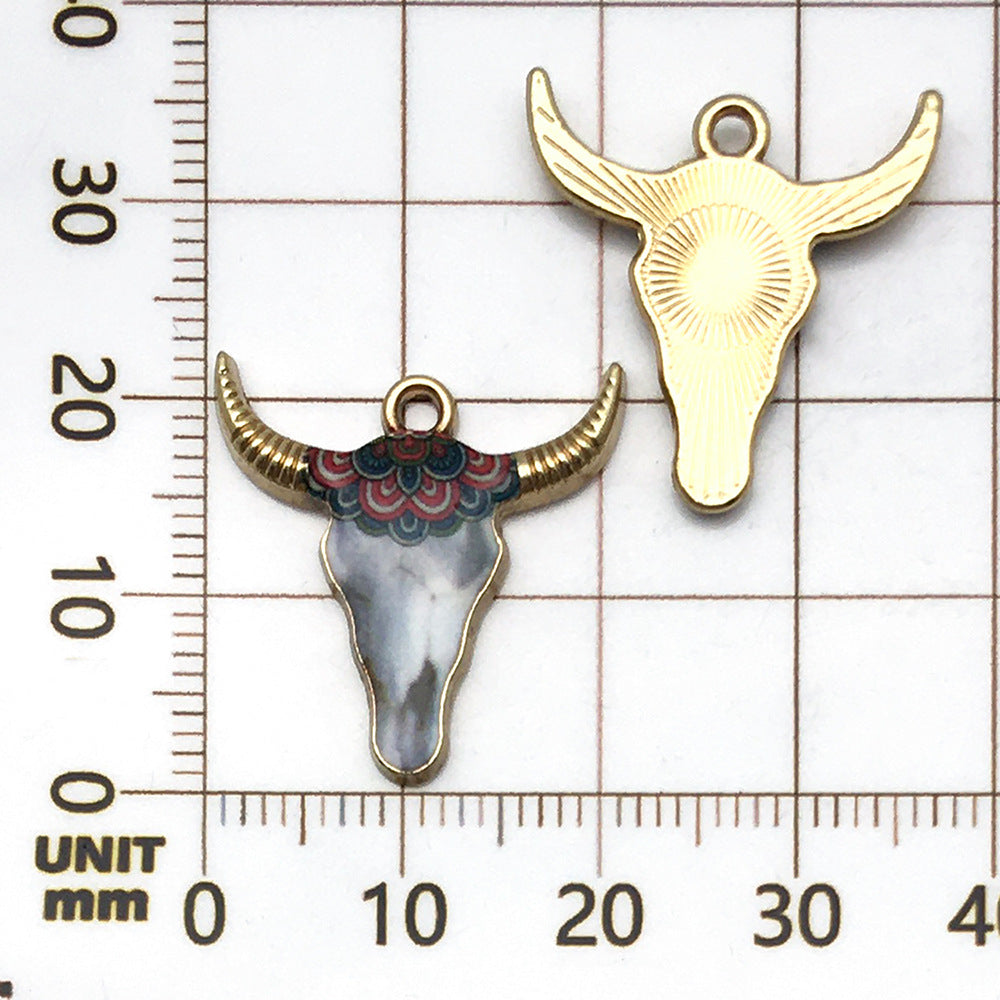 NO.14-1 cow head pendant