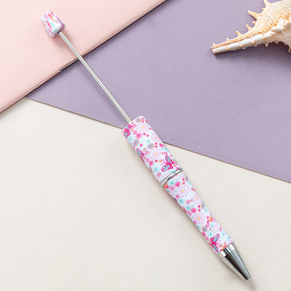 139-Color!! Printed , new bead pen, handmade DIY pen