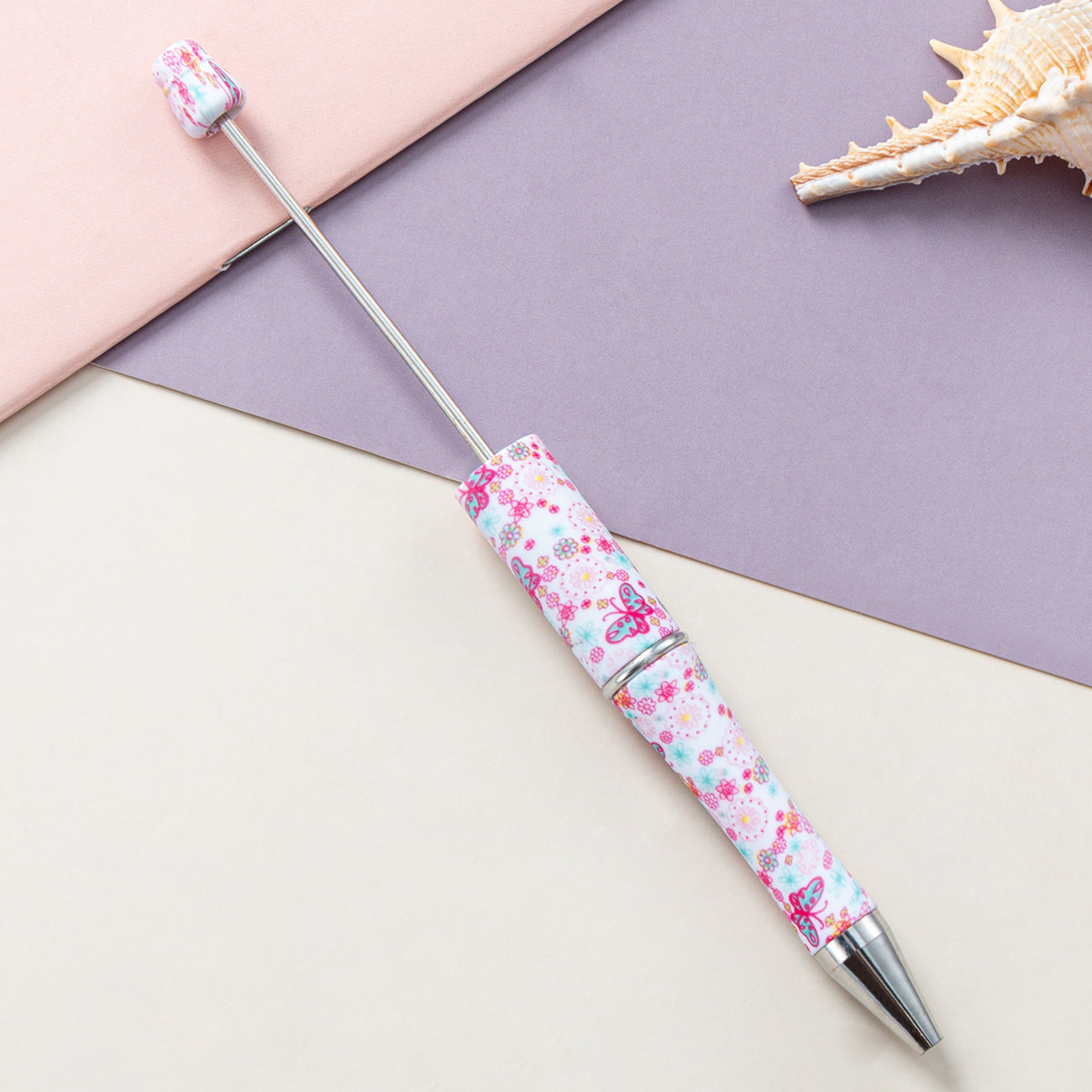 139-Color!! Printed , new bead pen, handmade DIY pen