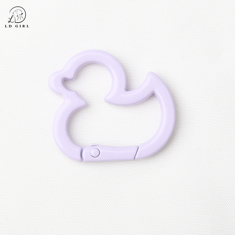 A duckling key ring DIY keychain accessories