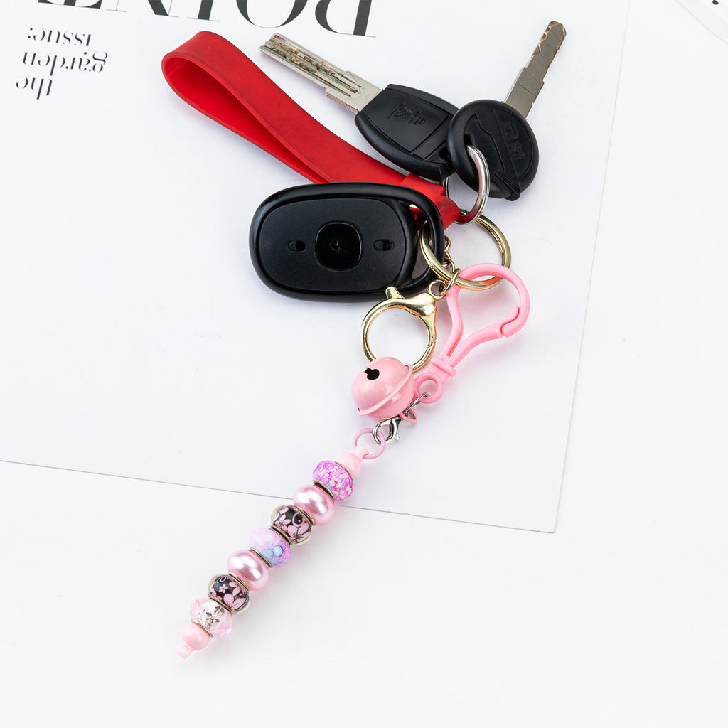 15-Color DIY bell keychain