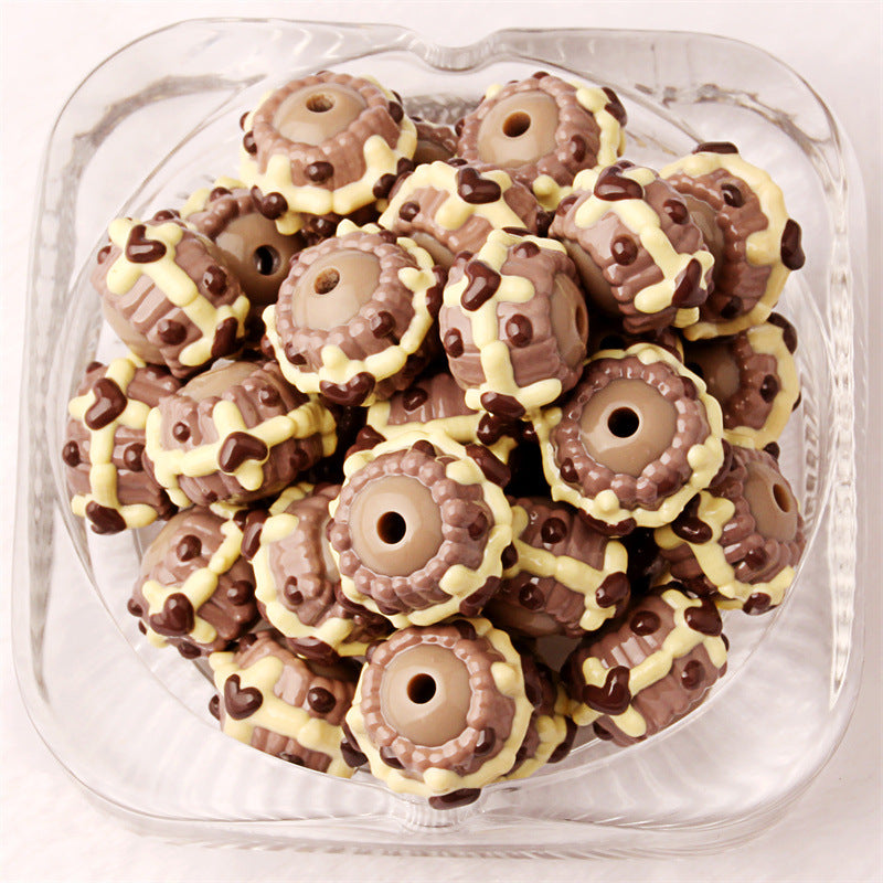 No.2 Hand-painted beads/bead pens/DIY mobile phone chain/car hanging/bag hanging/