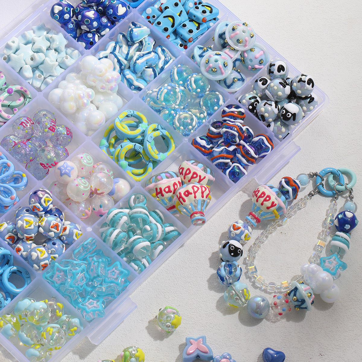 Heavy industry hand-painted beads/glazed beads/partition beads/DIY accessories