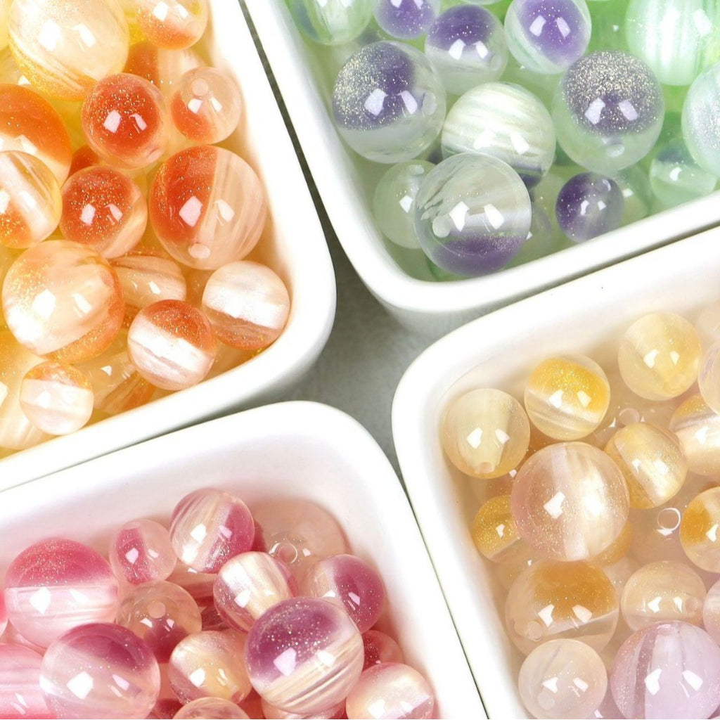 NO.5 Sunlight-activated Coloring-changing Resin Beads C 流星雨