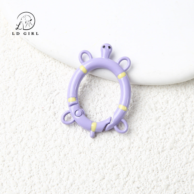 A small turtle spring buckle, open ring