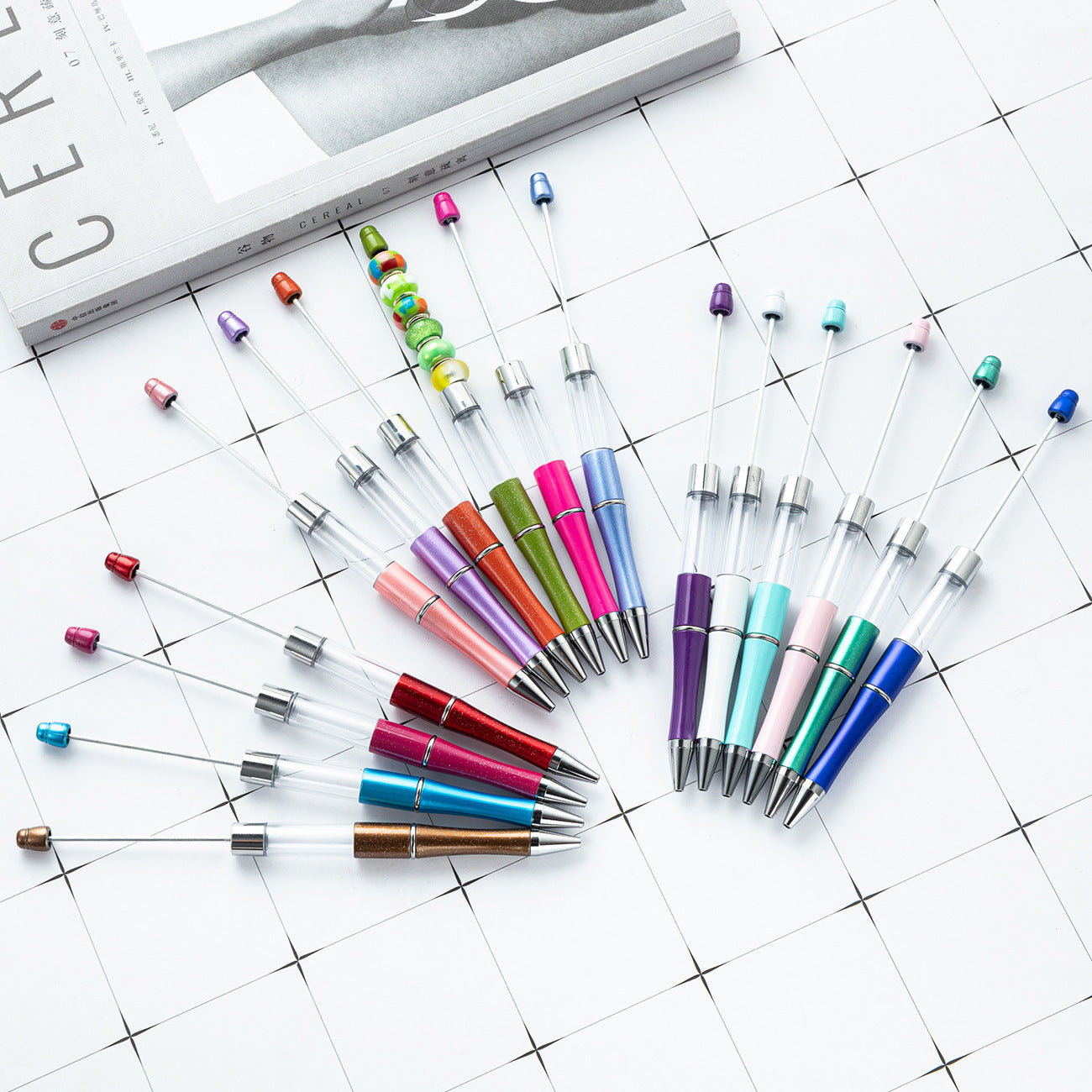 20-Color DIY air tube bead pen new