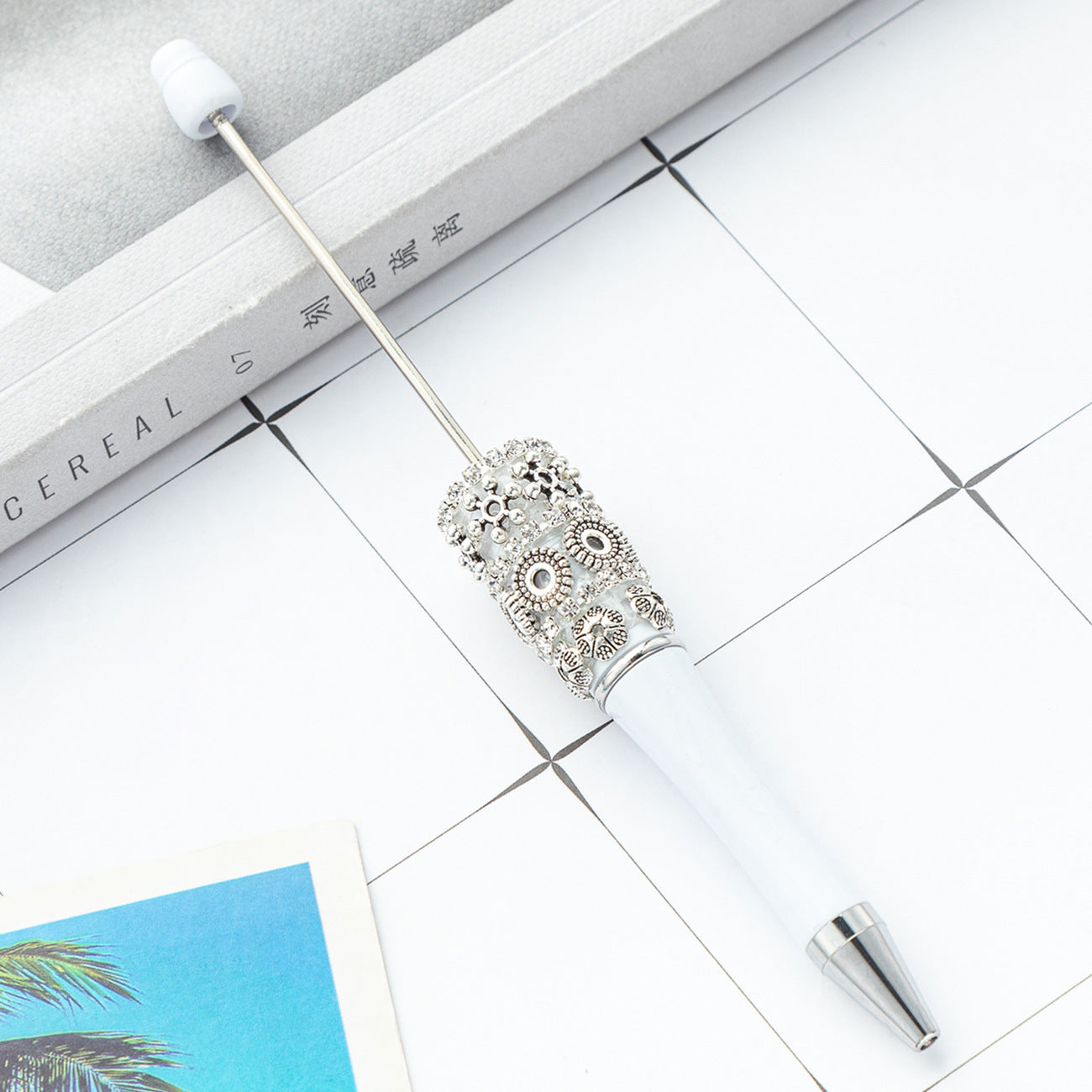 DIY Ball Pen, Vintage Flower Ball Pen