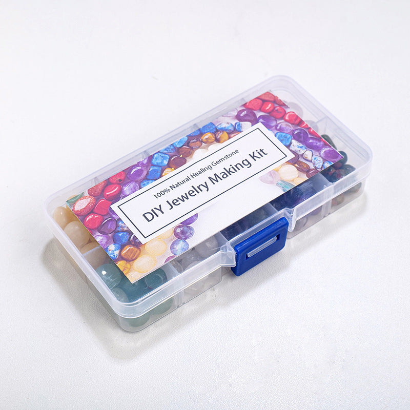 Natural crystal Gemstone rolling stone  box