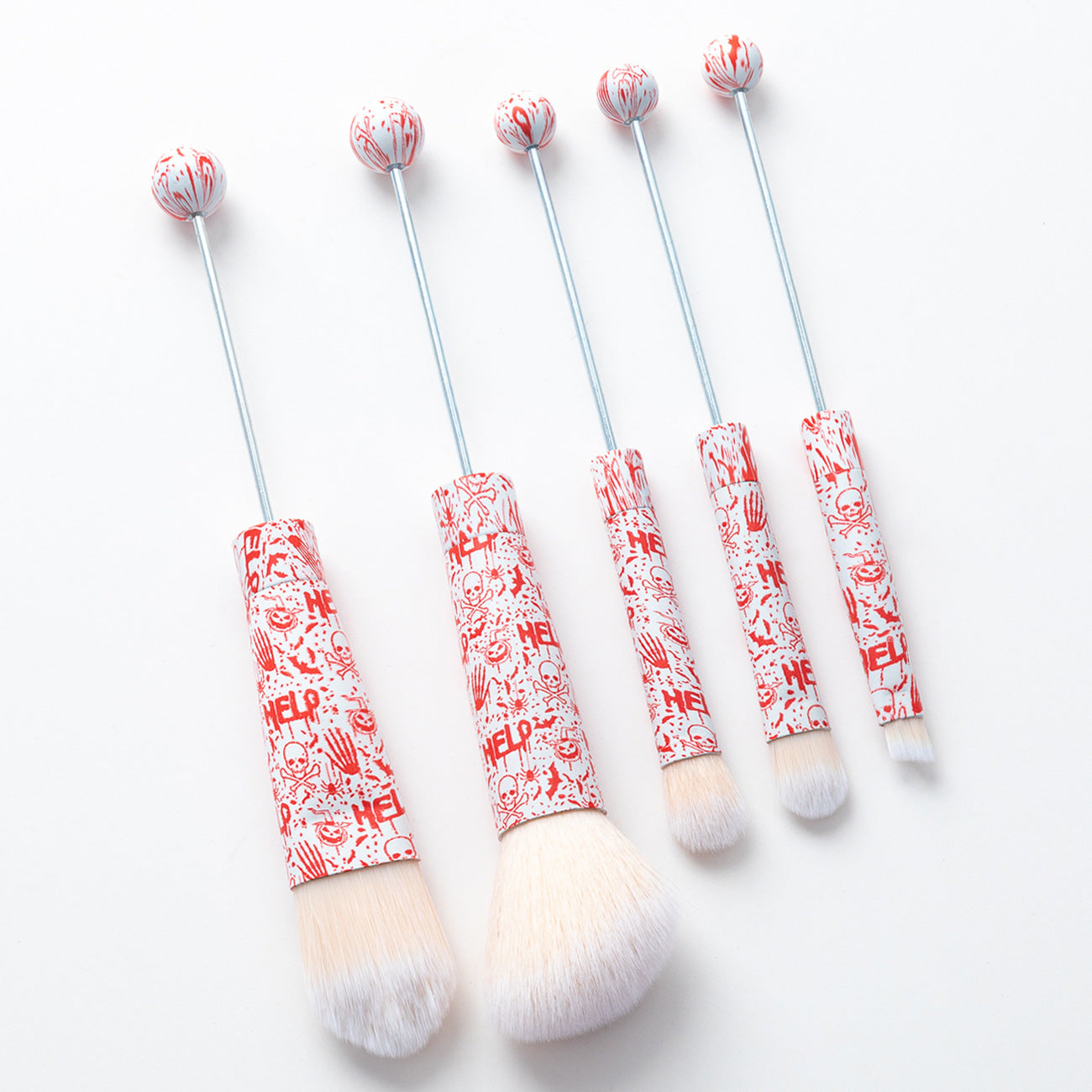15-COLOR DIY Beaded Makeup Brush Set B