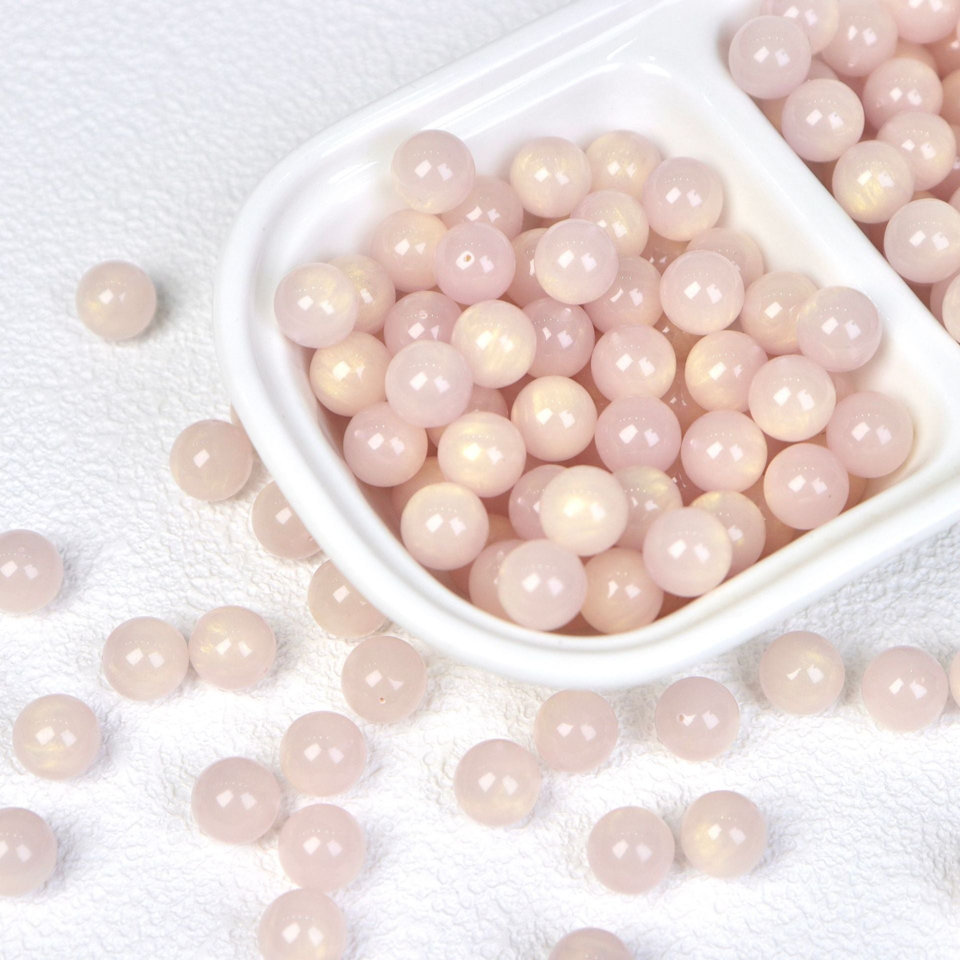 NO.12 Shimmery  rainbow resin beads 鎏金彩虹