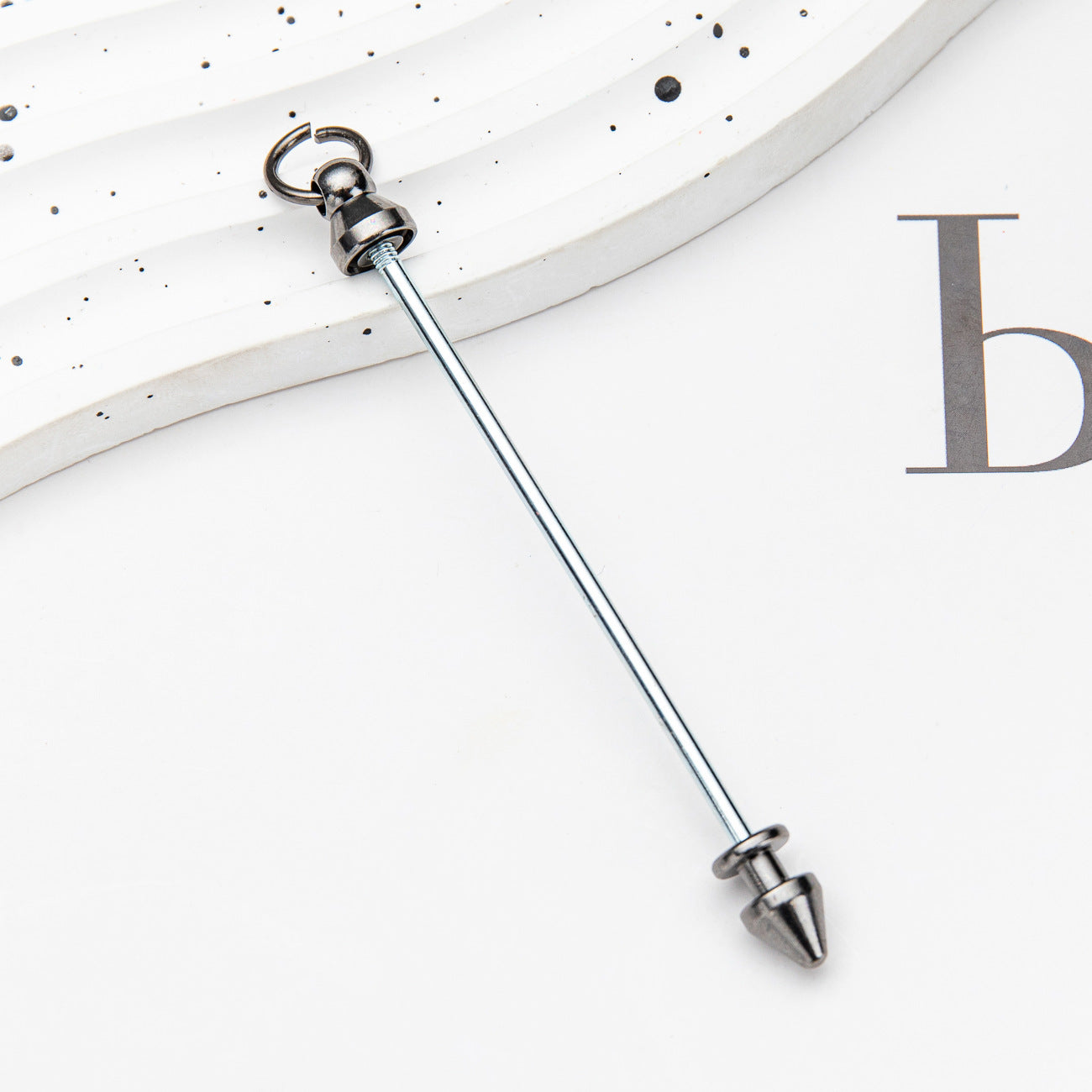 5-Color DIY creative bullet, willow nail, double head screw removable, DIY beaded keychain pendant, willow nail metal nail