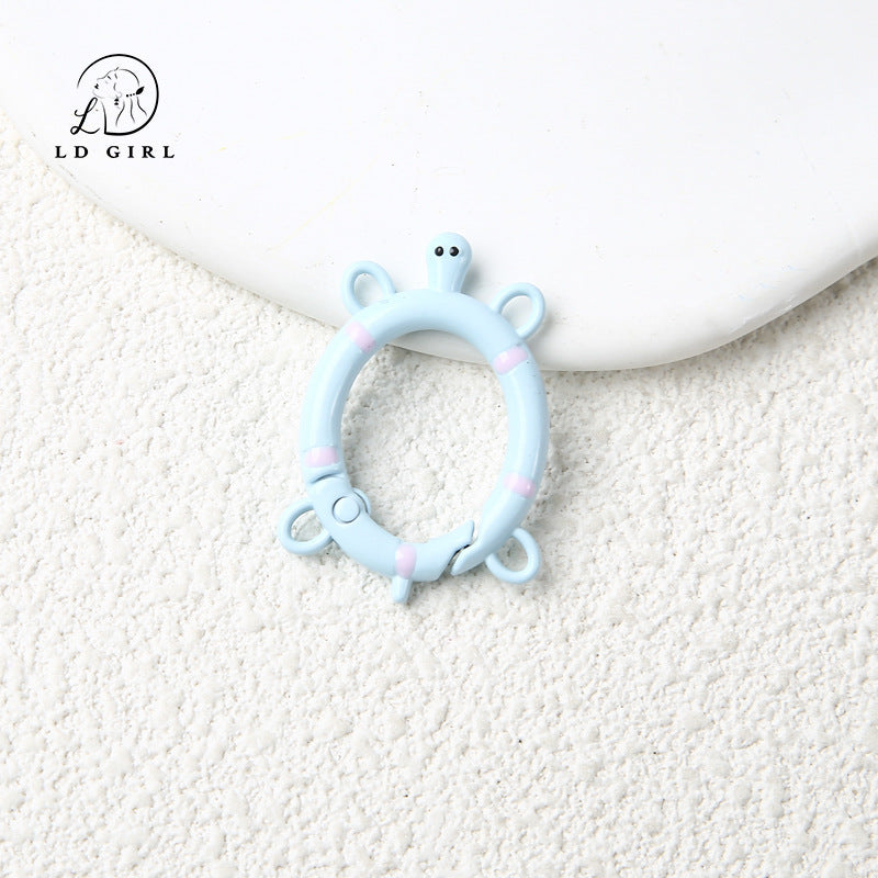A small turtle spring buckle, open ring