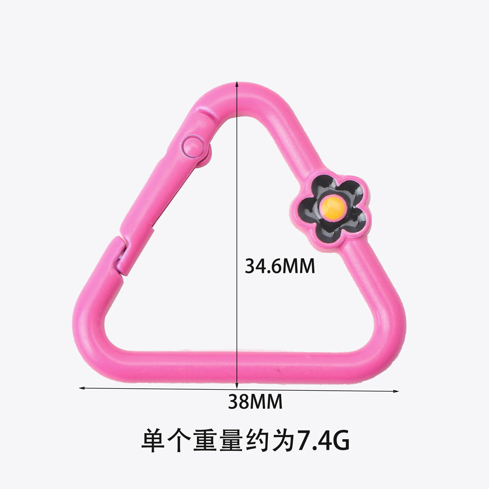 A Triangle Flower Portable Keychain, Accessories