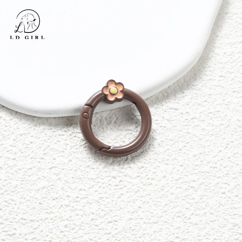 A small flower spring buckle, DIY jewelry accessories