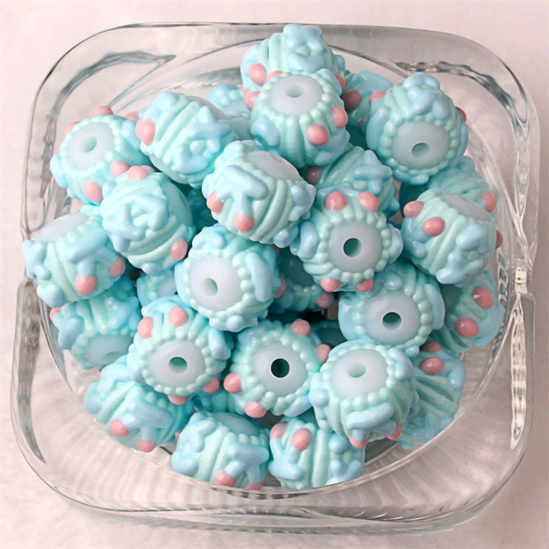 No.2 Hand-painted beads/bead pens/DIY mobile phone chain/car hanging/bag hanging/