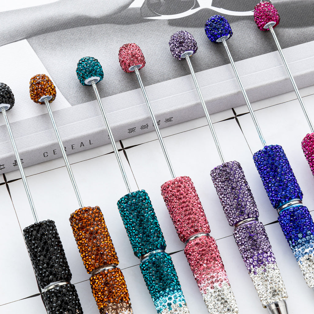 New DIY Gradient, Bead Pen, Hand Drilled, Bead Pen