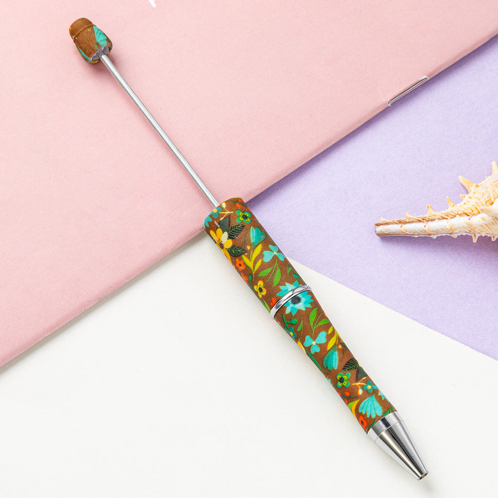 139-Color!! Printed , new bead pen, handmade DIY pen