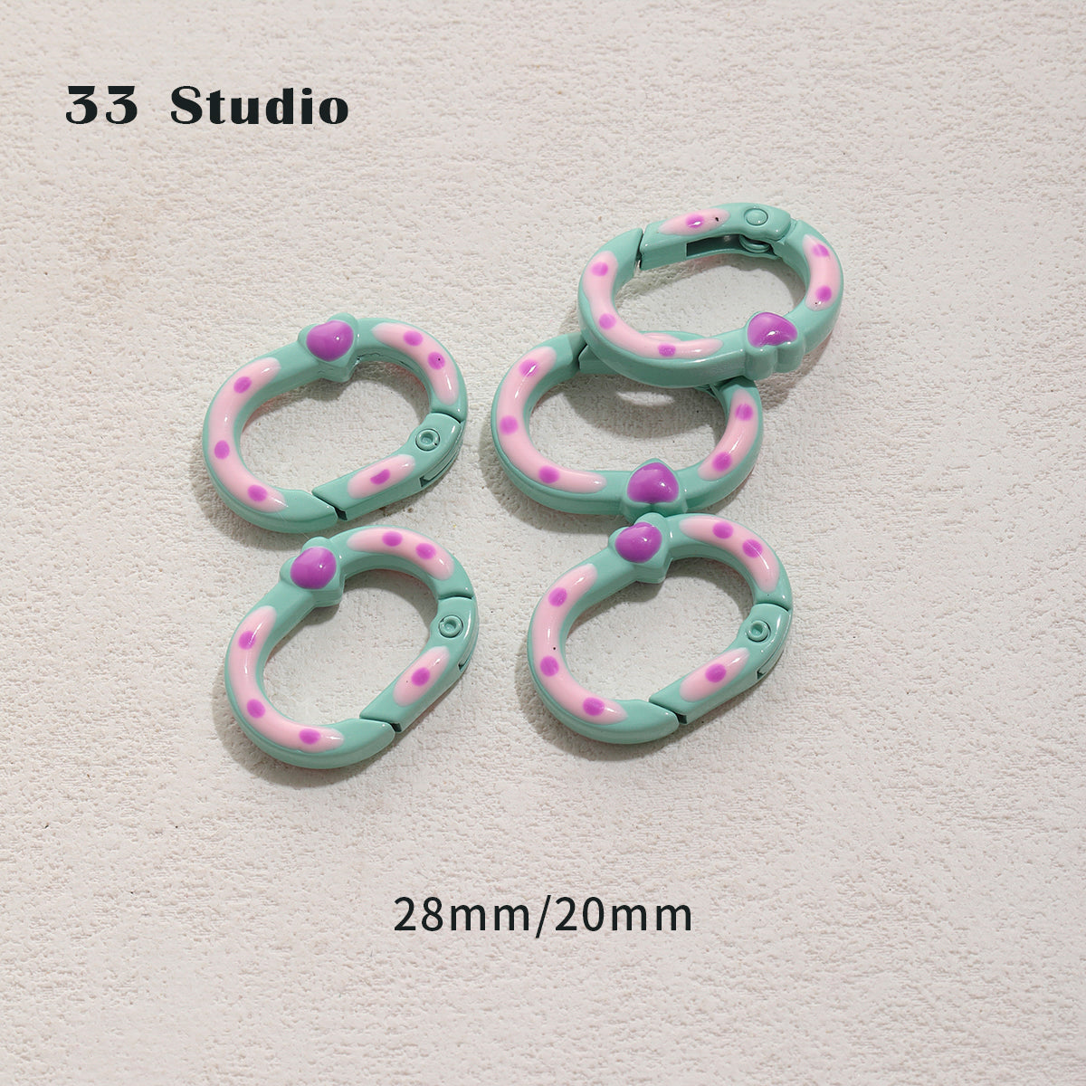 Heavy industry hand-painted beads/glazed beads/partition beads/DIY accessories