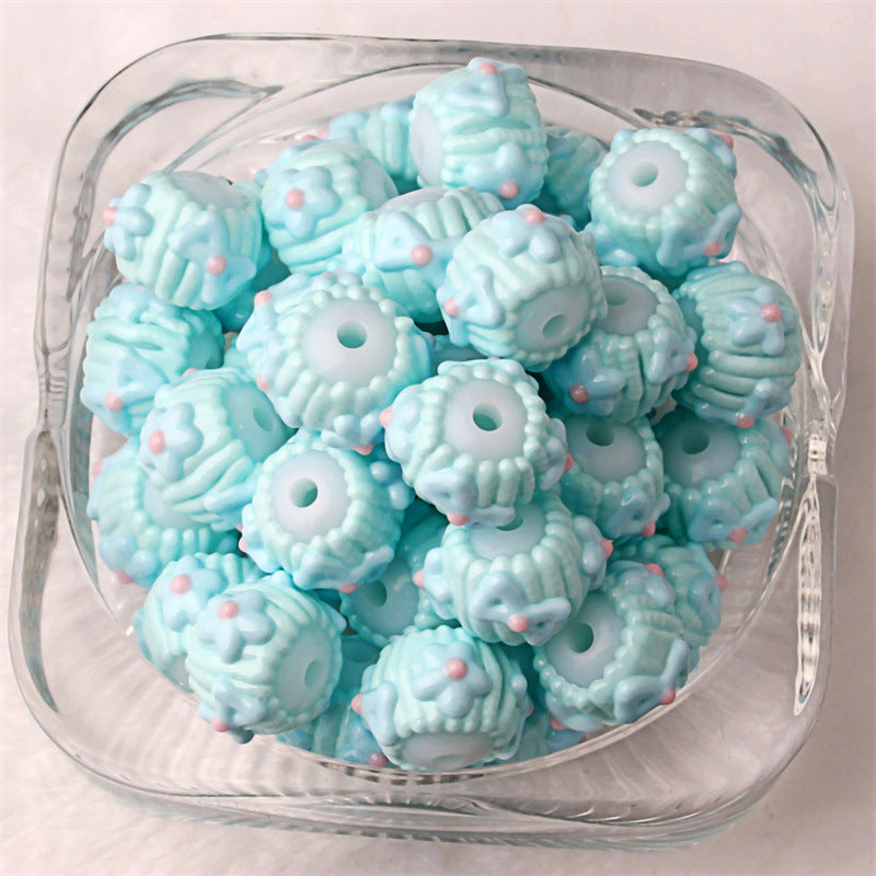 No.2 Hand-painted beads/bead pens/DIY mobile phone chain/car hanging/bag hanging/