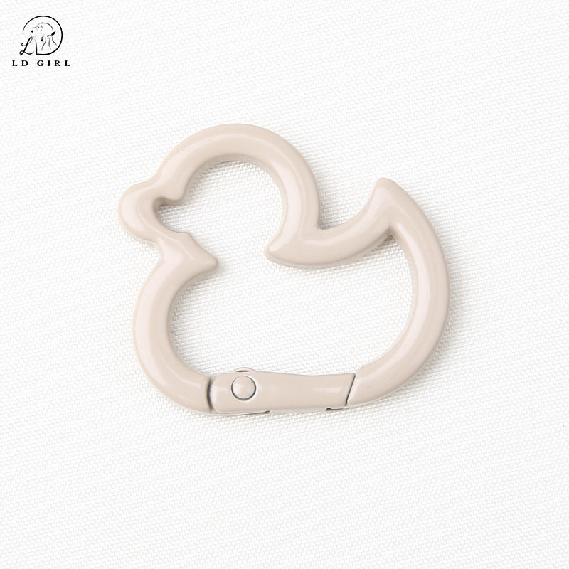 A duckling key ring DIY keychain accessories