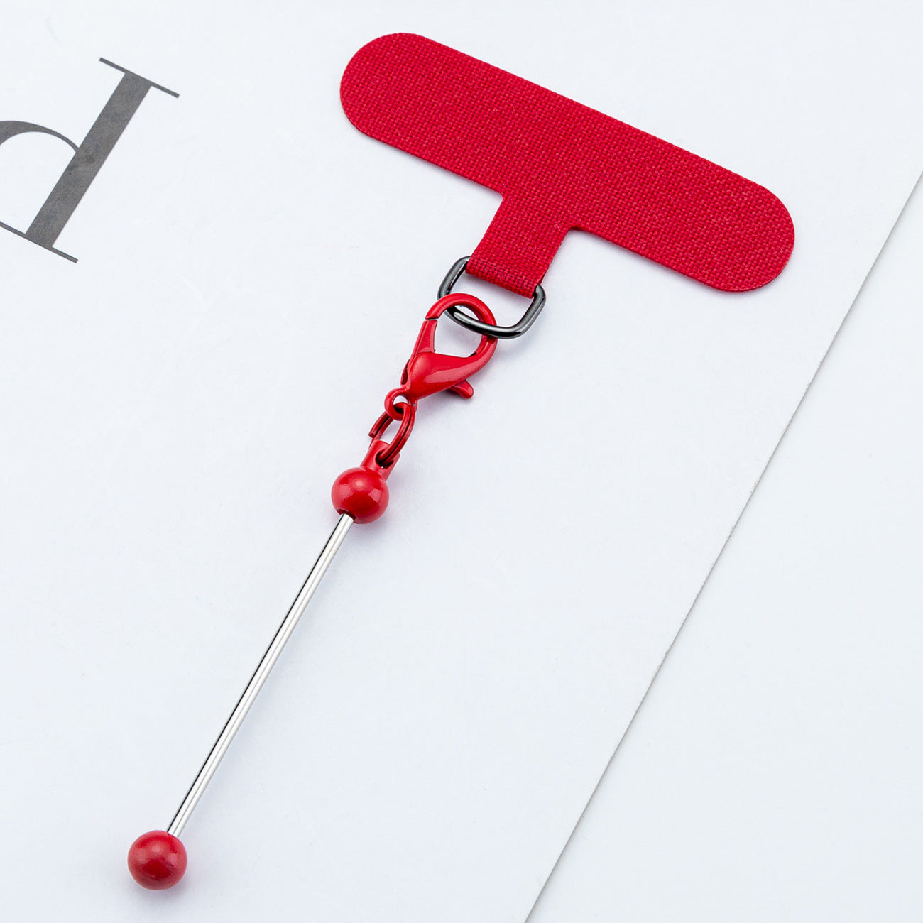 15-Color DIY beaded mobile phone clip, universal mobile phone case clip, transparent color fixing patch, anti-loss strong gasket