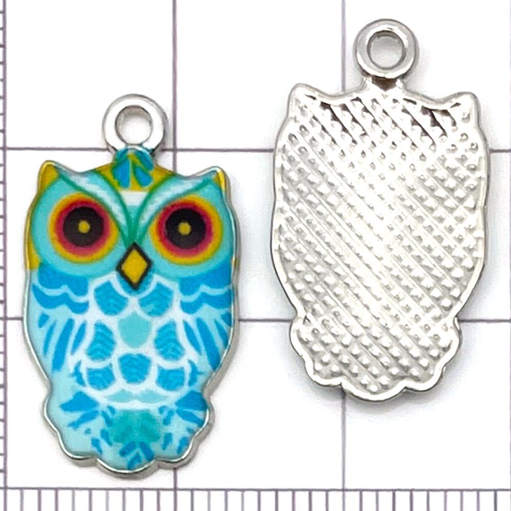 NO.17 Mix 20 metal owl pendants