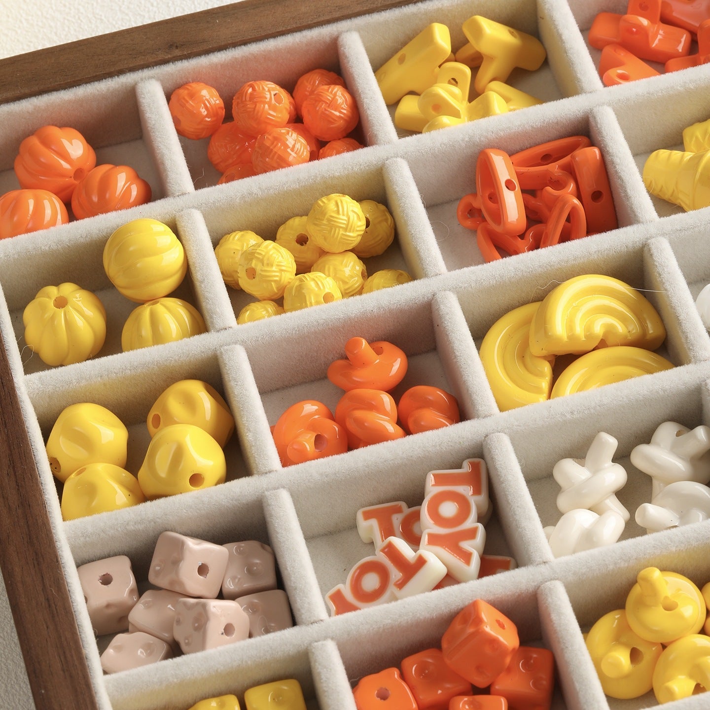 paint/orange/cone/cheese/love/stars/DIY accessories【活力橙】