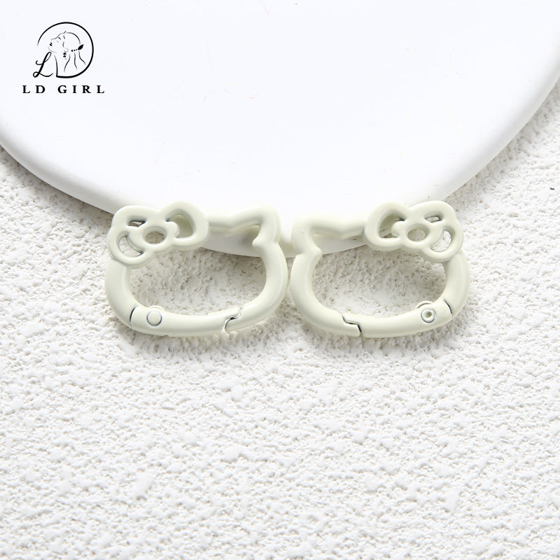 AKT spring ring, colored opening, spring buckle