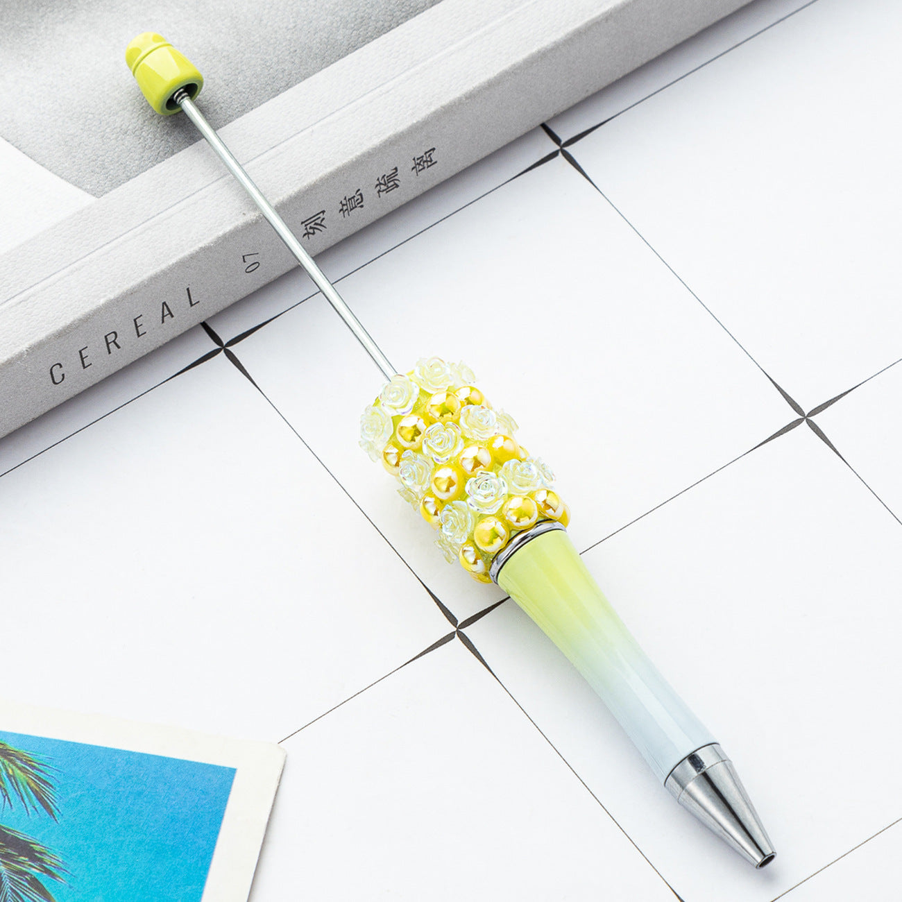 20-Color DIY rose bead pen