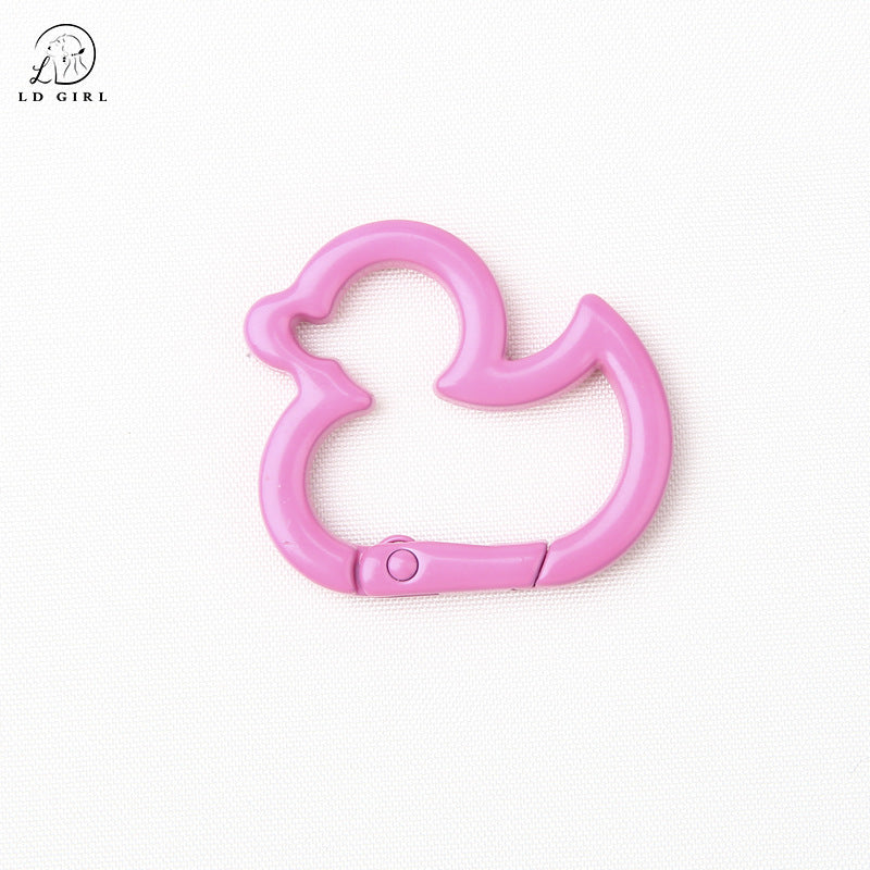 A duckling key ring DIY keychain accessories