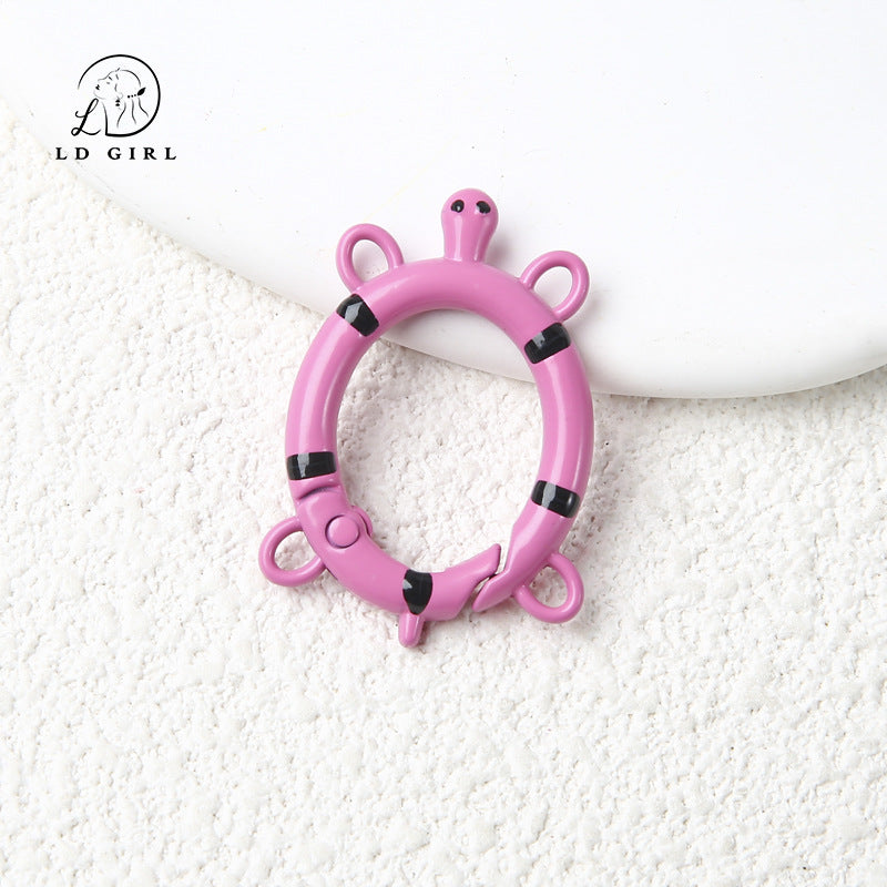 A small turtle spring buckle, open ring