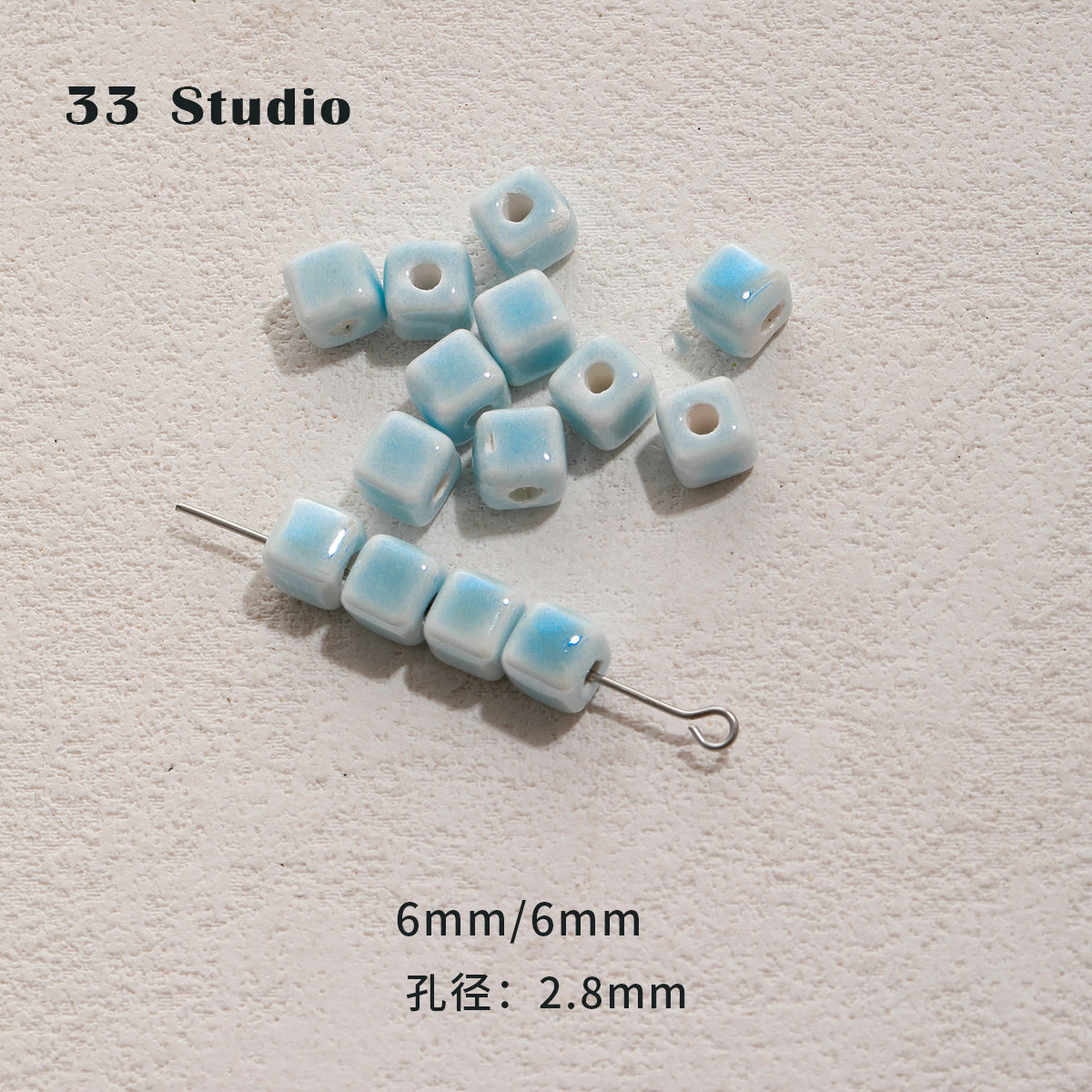 Heavy industry hand-painted beads/glazed beads/partition beads/DIY accessories