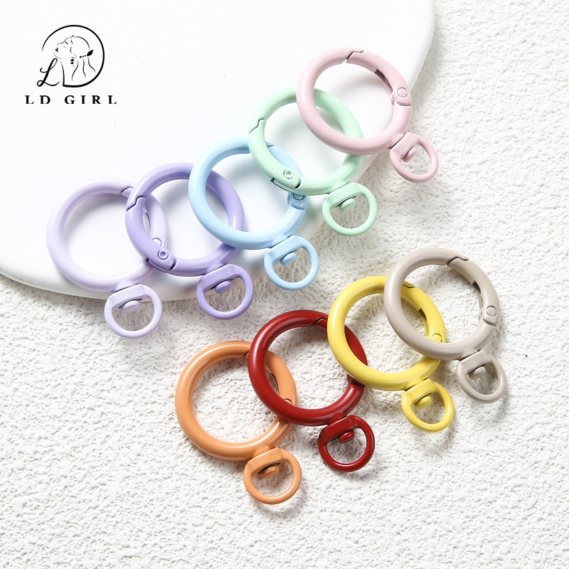 A8 character spring buckle, mobile phone chain DIY, universal buckle