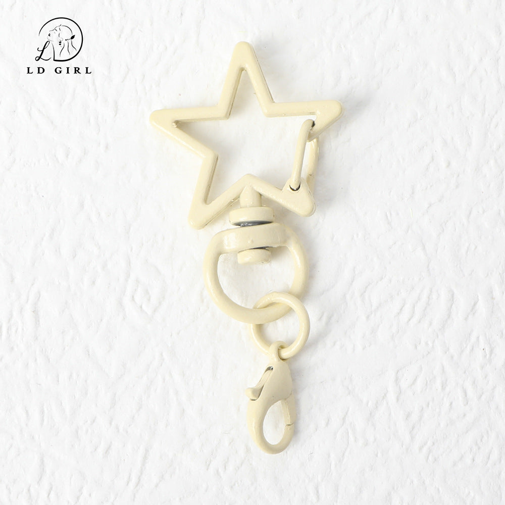 A Color Rotary Buckle, Alloy Accessories, Pentagram Buckle