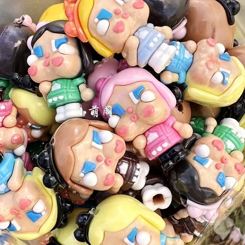 A3silicone focal bead pop mart