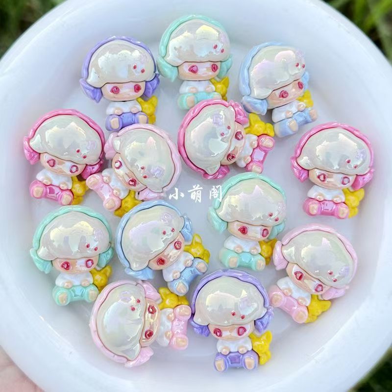 A4 silicone focal bead pop mart