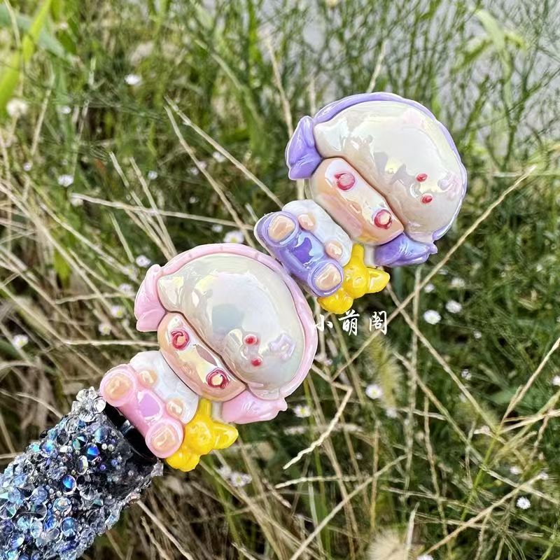 A4 silicone focal bead pop mart