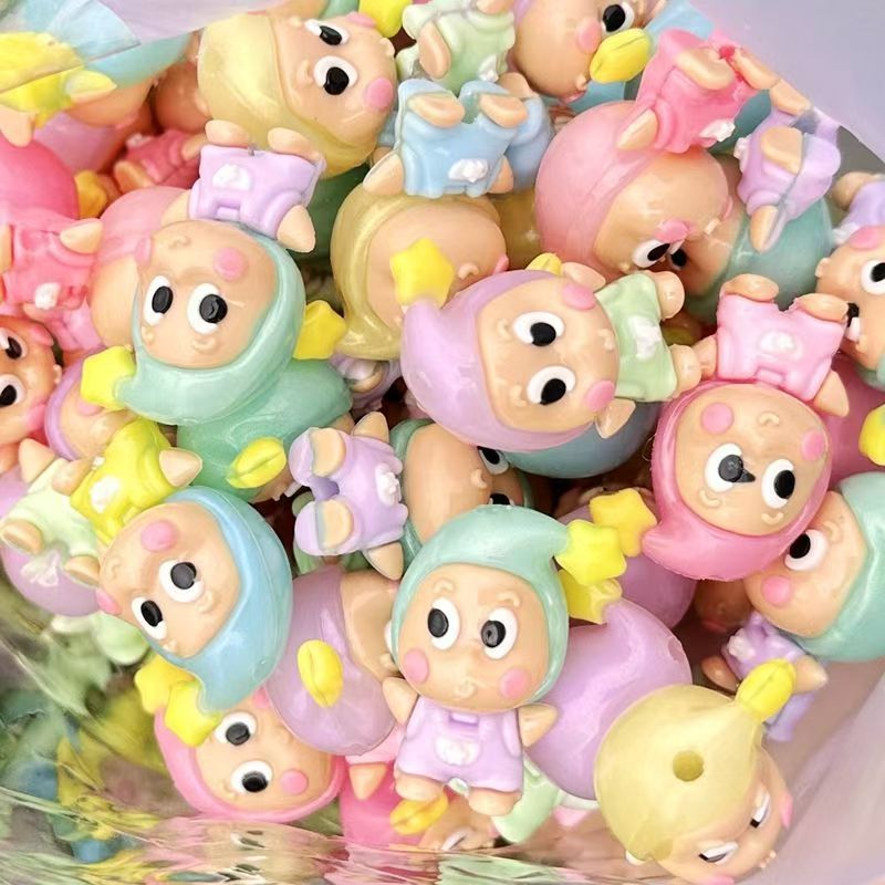 A5 silicone focal bead pop mart