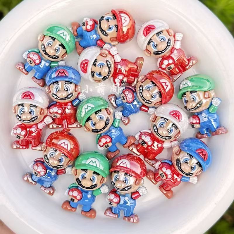 A6  silicone focal bead pop mart