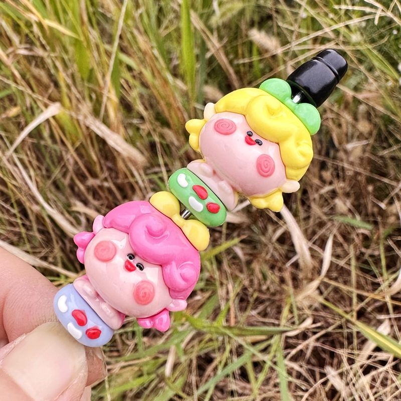 A14 silicone focal bead pop mart