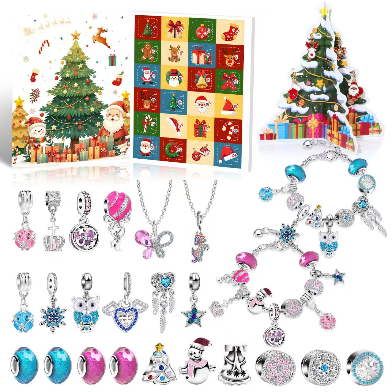 34Types, GIFT! Christmas Style DIY Beads Set