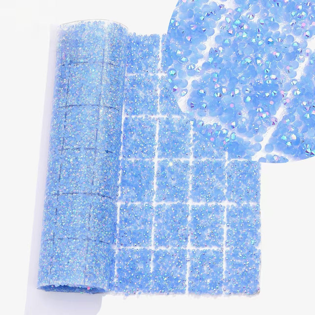 14-Color Flat Bottom Round Diamond Square Diamond, [Whole sheet 24*40cm, small squares 3*4cm]